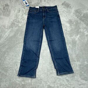 Calvin Klein Womens Straight Fit Jeans Size 10 Blue Cotton Blend Denim NWT 6596